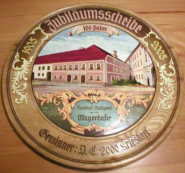 Jubiläumsscheibe